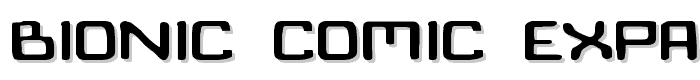 Bionic Comic Expanded font